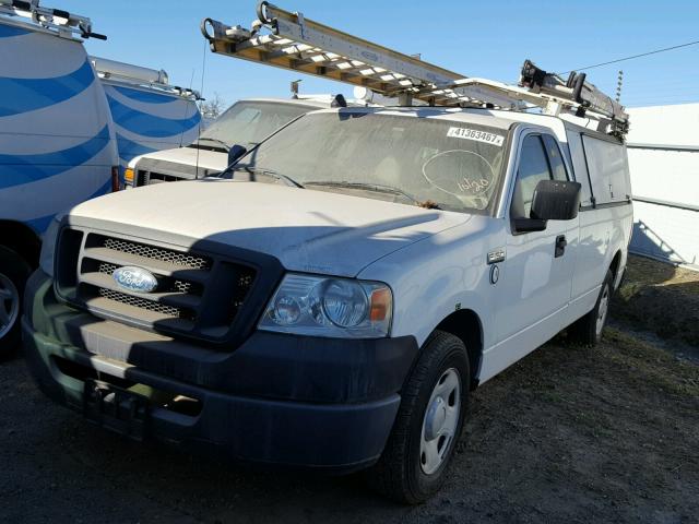 1FTRF12298KB62767 - 2008 FORD F150 WHITE photo 2