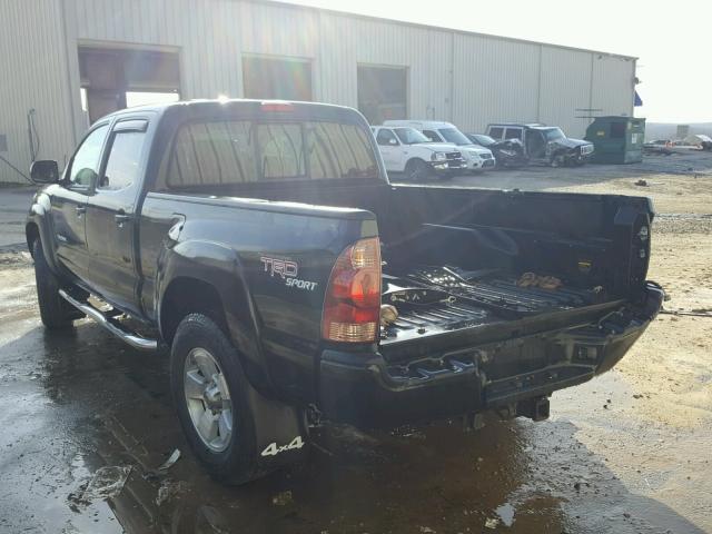 3TMMU52N48M006128 - 2008 TOYOTA TACOMA BLACK photo 3