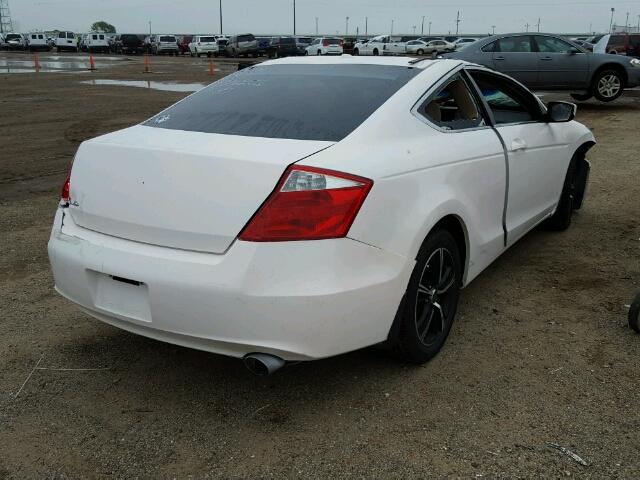 1HGCS1B89AA013536 - 2010 HONDA ACCORD EXL WHITE photo 4