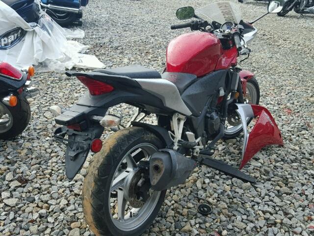 MLHMC4107C5208556 - 2012 HONDA CBR250 R RED photo 4