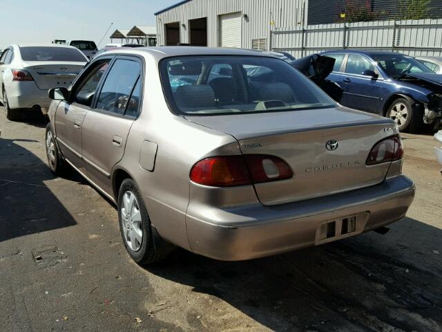 1NXBR18E2WZ057768 - 1998 TOYOTA COROLLA VE GOLD photo 3