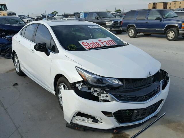 1G1BE5SM7G7239286 - 2016 CHEVROLET CRUZE LT WHITE photo 1