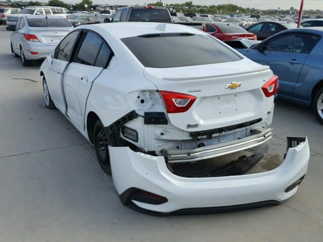 1G1BE5SM7G7239286 - 2016 CHEVROLET CRUZE LT WHITE photo 3