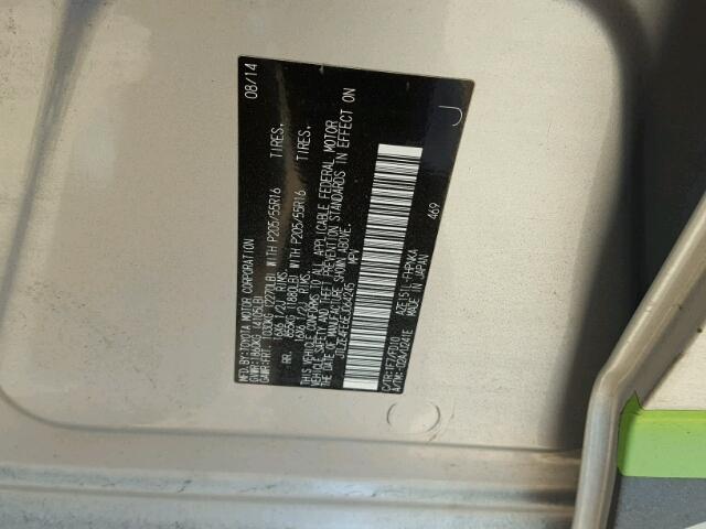 JTLZE4FE6EJ064245 - 2014 TOYOTA SCION XB 白色 照片 10