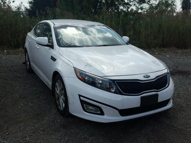 5XXGN4A71FG387068 - 2015 KIA OPTIMA EX WHITE photo 1