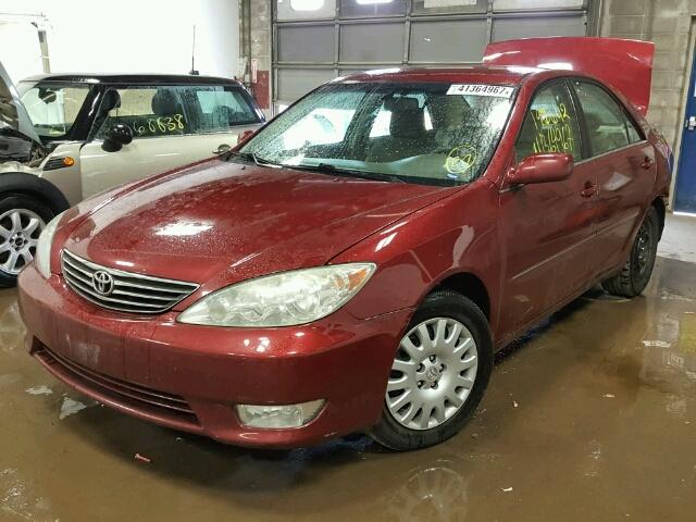 4T1BE30K46U149358 - 2006 TOYOTA CAMRY BURGUNDY photo 2