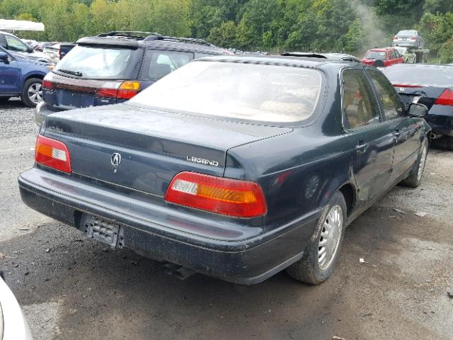 JH4KA7666PC001221 - 1993 ACURA LEGEND L GREEN photo 4