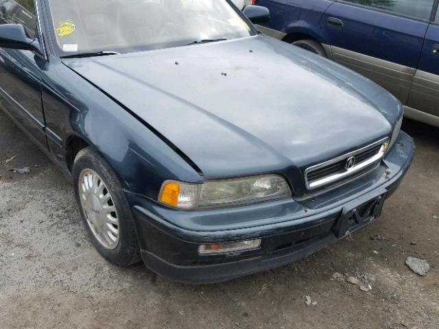 JH4KA7666PC001221 - 1993 ACURA LEGEND L GREEN photo 9