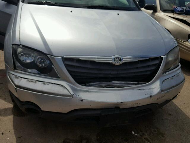 2C4GF48465R425845 - 2005 CHRYSLER PACIFICA ვერცხლისფერი ფოტო 9