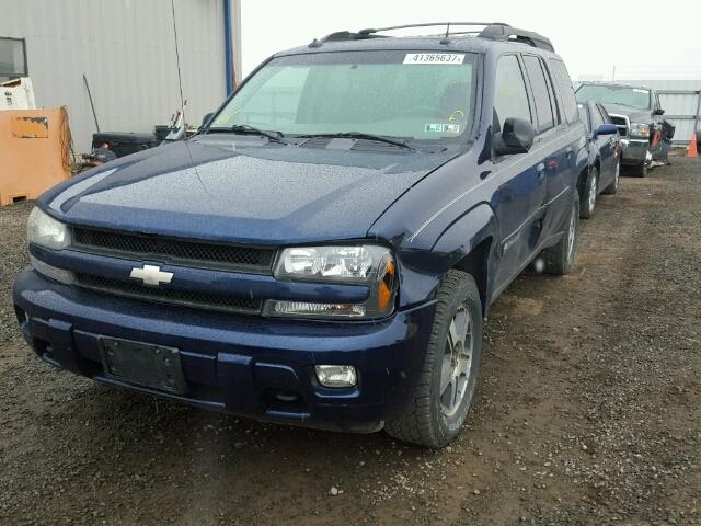 1GNET16S346134653 - 2004 CHEVROLET TRAILBLAZE BLUE photo 2