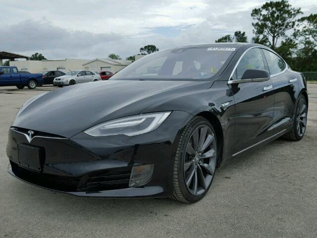 5YJSA1E28GF147779 - 2016 TESLA MODEL S BLACK photo 2