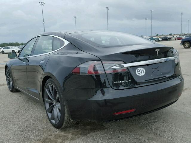 5YJSA1E28GF147779 - 2016 TESLA MODEL S BLACK photo 3