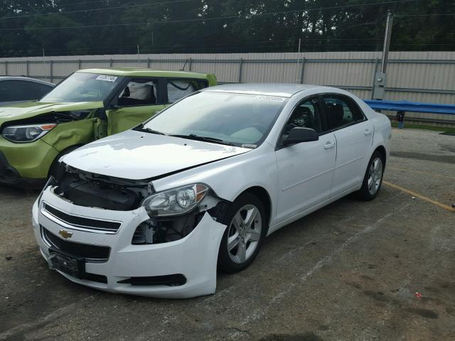 1G1ZA5E10BF112485 - 2011 CHEVROLET MALIBU LS WHITE photo 2