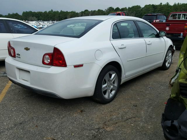 1G1ZA5E10BF112485 - 2011 CHEVROLET MALIBU LS WHITE photo 4