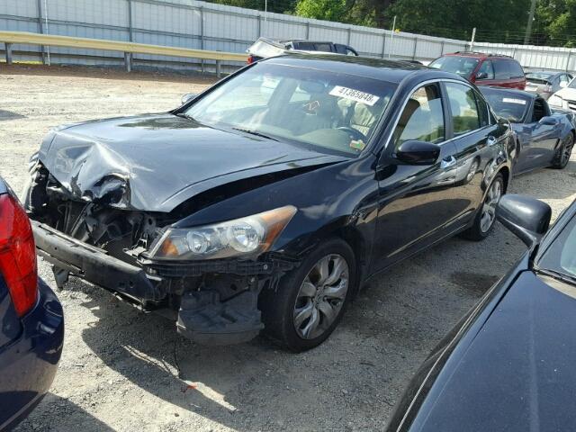 1HGCP36868A046611 - 2008 HONDA ACCORD EXL BLACK photo 2