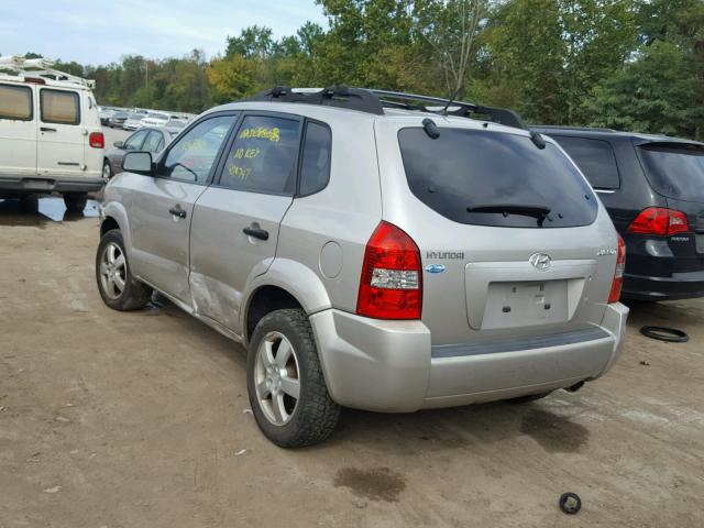 KM8JM12B26U433197 - 2006 HYUNDAI TUCSON GL GRAY photo 3