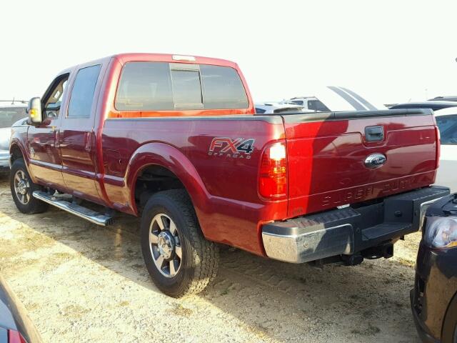 1FT7W2BT9FEA01353 - 2015 FORD F250 RED photo 3