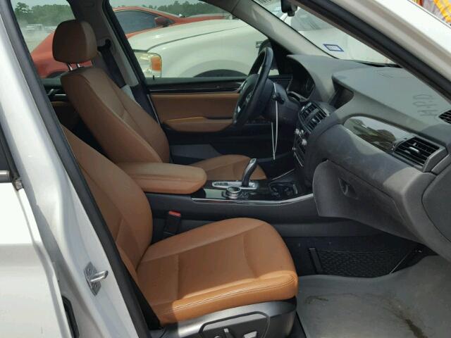 5UXWY3C55F0E95642 - 2015 BMW X3 XDRIVE2 WHITE photo 5