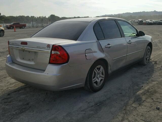 1G1ZS58F47F212262 - 2007 CHEVROLET MALIBU LS 银色 照片 4