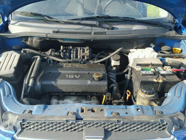 KL1TD56648B214846 - 2008 CHEVROLET AVEO BASE Կապույտ լուսանկար 7