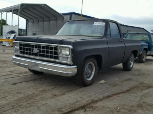 CCG14AS138954 - 1980 CHEVROLET C-10 BLACK photo 2