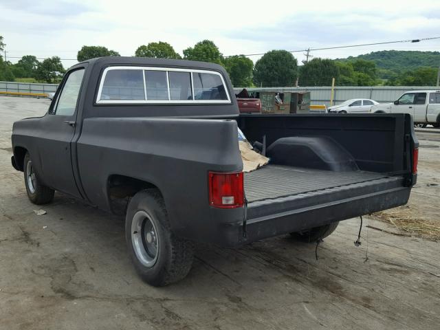 CCG14AS138954 - 1980 CHEVROLET C-10 BLACK photo 3