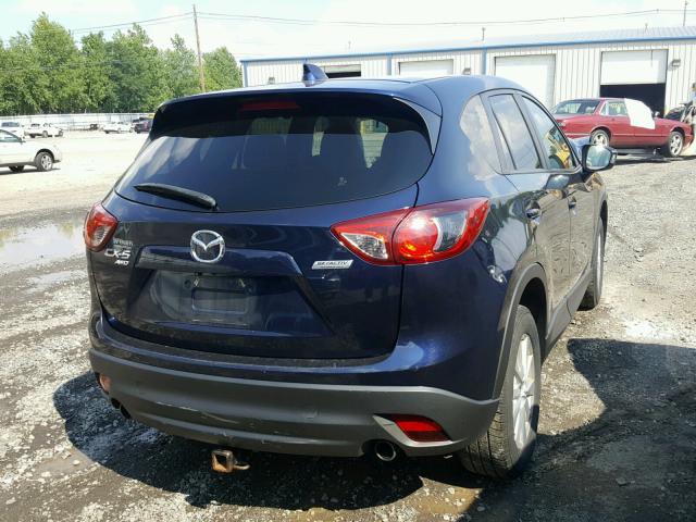 JM3KE4CE9D0142689 - 2013 MAZDA CX-5 TOURI BLUE photo 4