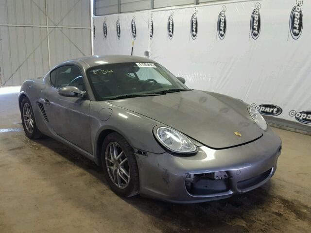 WP0AA29807U762222 - 2007 PORSCHE CAYMAN S GRAY photo 1