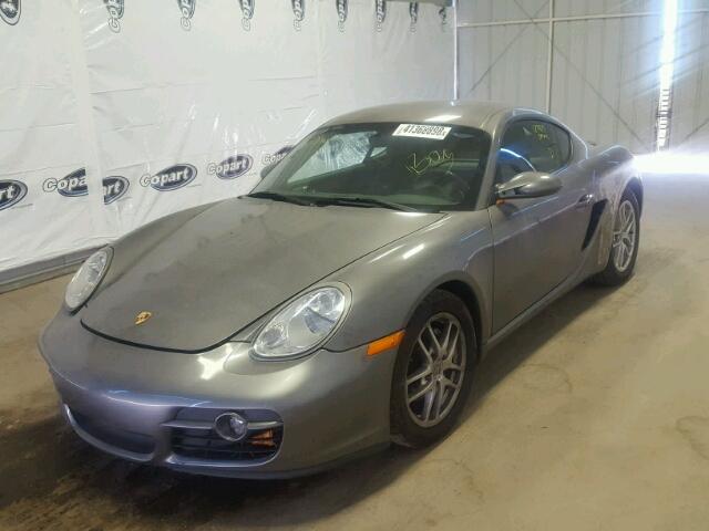 WP0AA29807U762222 - 2007 PORSCHE CAYMAN S GRAY photo 2