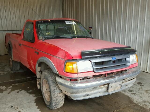 1FTCR11U2PPA11402 - 1993 FORD RANGER RED photo 1