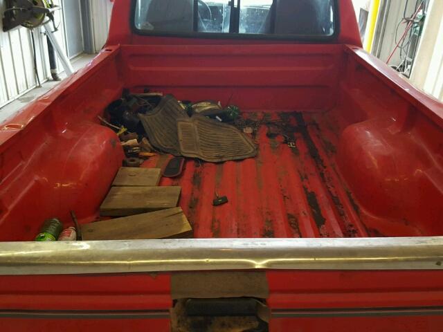 1FTCR11U2PPA11402 - 1993 FORD RANGER RED photo 6