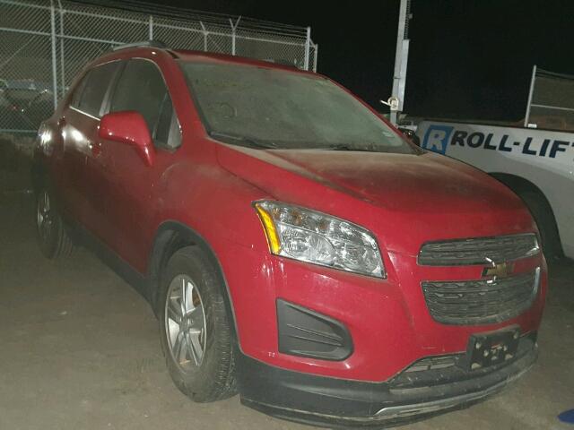 3GNCJLSB7FL217400 - 2015 CHEVROLET TRAX RED photo 1