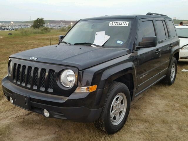 1C4NJPBB3ED754536 - 2014 JEEP PATRIOT BLACK photo 2