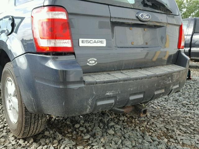 1FMCU02789KB93832 - 2009 FORD ESCAPE GRAY photo 9
