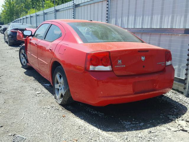 2B3CA3CV8AH210413 - 2010 DODGE CHARGER SX GRAY photo 3