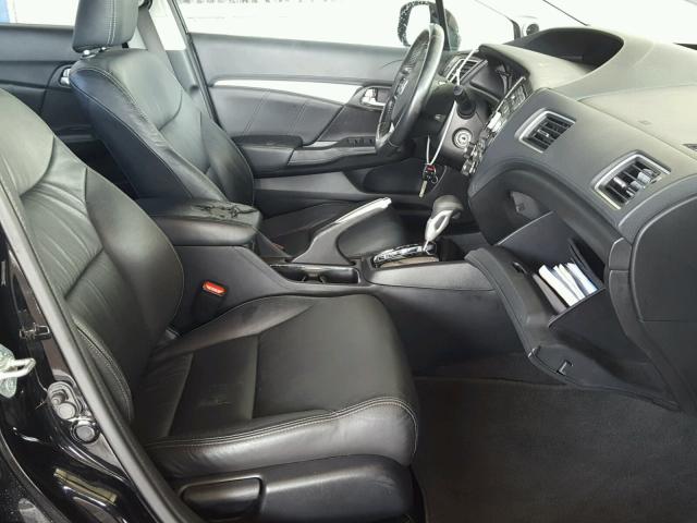 19XFB2F93DE031438 - 2013 HONDA CIVIC EXL შავი ფოტო 5
