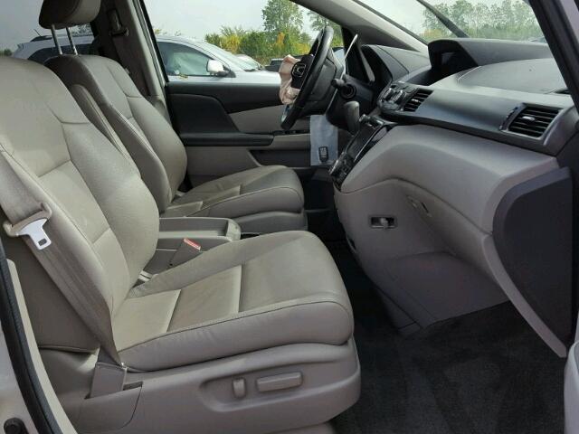 5FNRL5H62EB087445 - 2014 HONDA ODYSSEY EX SILVER photo 5