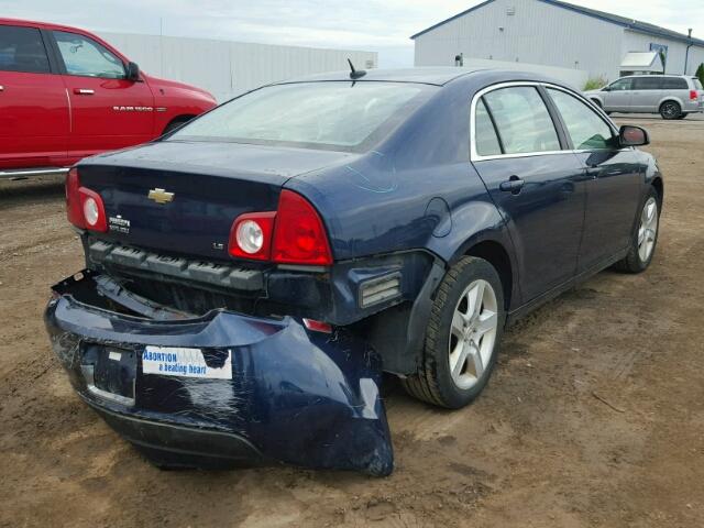 1G1ZG57B394113723 - 2009 CHEVROLET MALIBU LS ლურჯი ფოტო 4