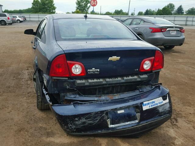 1G1ZG57B394113723 - 2009 CHEVROLET MALIBU LS ლურჯი ფოტო 9