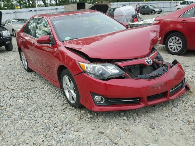 4T1BF1FK4CU589066 - 2012 TOYOTA CAMRY BASE RED photo 1