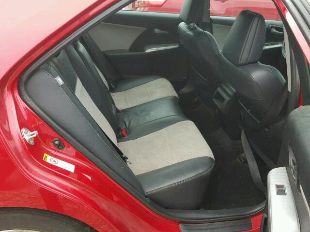 4T1BF1FK4CU589066 - 2012 TOYOTA CAMRY BASE RED photo 6