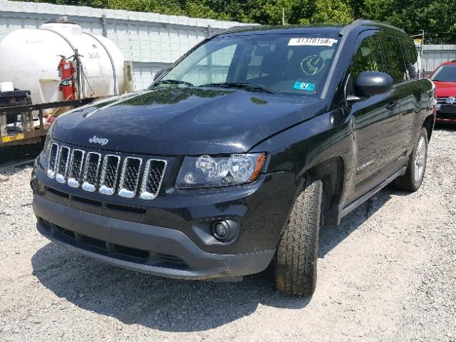 1C4NJDBB3ED926952 - 2014 JEEP COMPASS SP BLACK photo 2