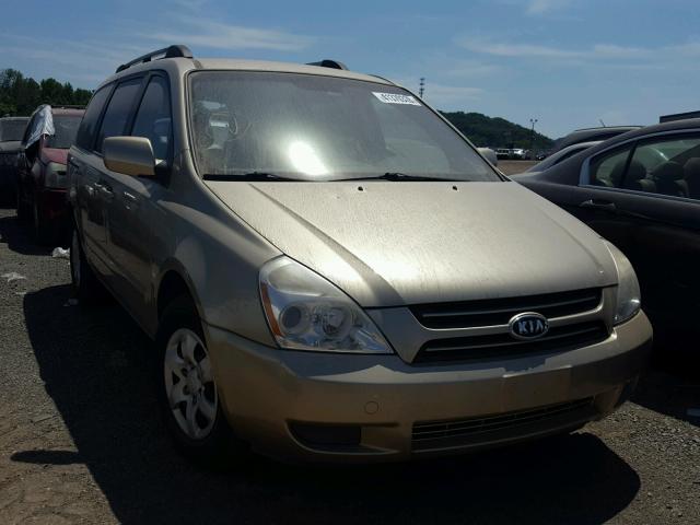 KNDMB233876116017 - 2007 KIA SEDONA EX GOLD photo 1