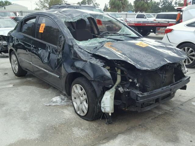 3N1AB6AP2BL602551 - 2011 NISSAN SENTRA BLACK photo 1