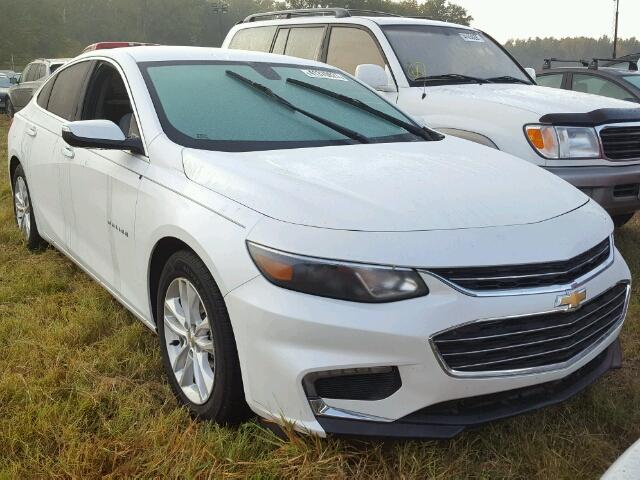 1G1ZE5ST7HF137709 - 2017 CHEVROLET MALIBU LT WHITE photo 1