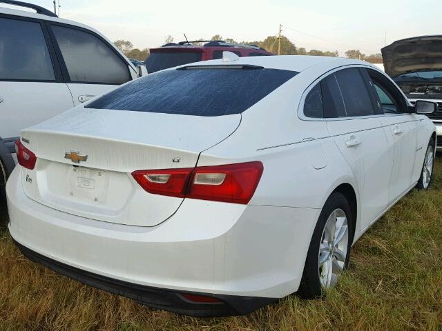 1G1ZE5ST7HF137709 - 2017 CHEVROLET MALIBU LT WHITE photo 4