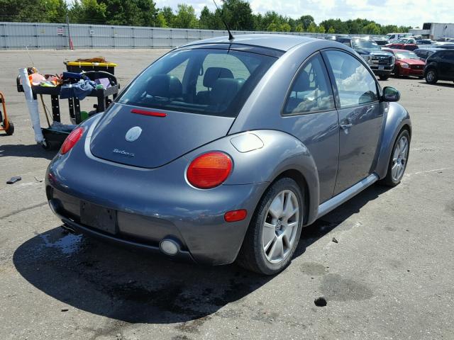 3VWFE21C13M421692 - 2003 VOLKSWAGEN NEW BEETLE GRAY photo 4