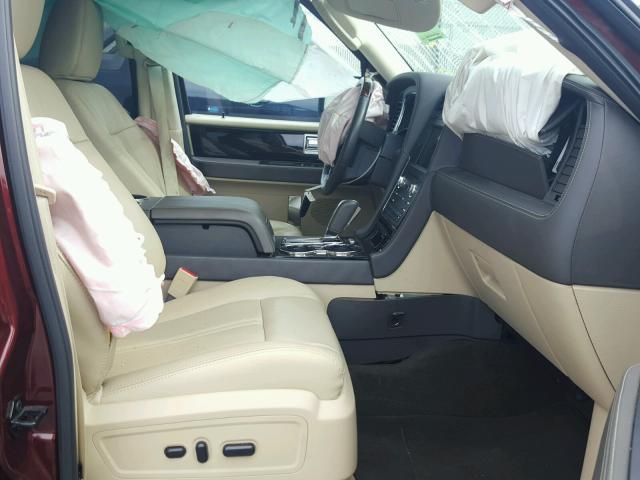 5LMJJ2LT6GEL06645 - 2016 LINCOLN NAVIGATOR 栗色 照片 5