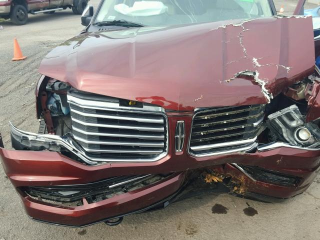 5LMJJ2LT6GEL06645 - 2016 LINCOLN NAVIGATOR 栗色 照片 7