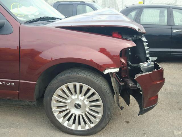5LMJJ2LT6GEL06645 - 2016 LINCOLN NAVIGATOR 栗色 照片 9